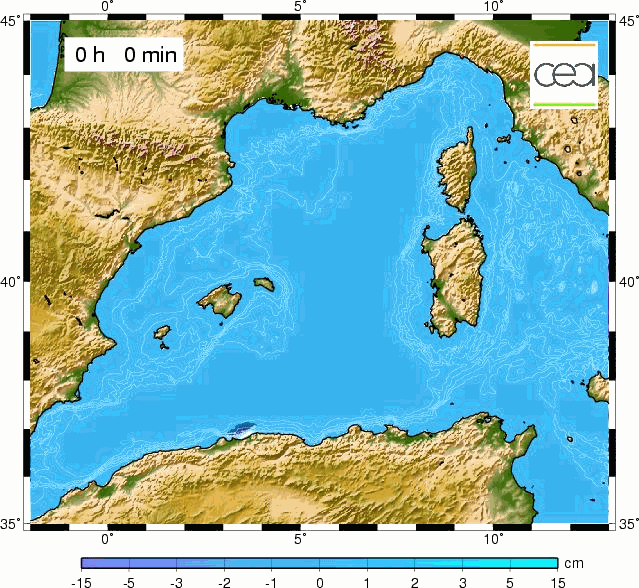 Le tsunami du 21 mai 2003, provoqué par le séisme de Boumerdès de magnitude 6,9.